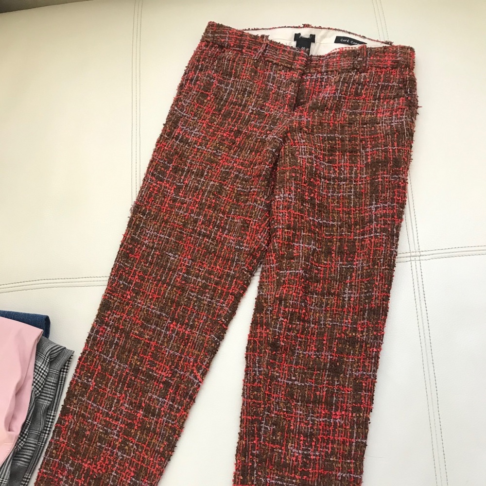 J crew collection textured tweed Capri pants 00